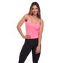 Imagem de Kit 4 Regatas de Alcinha Canelada Feminina Lisa Blusa Blusinha Básica Treino Academia