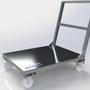 Imagem de Kit 4 Roda Rodízio Giratório 4" Carga Média 90 kg Com Base  