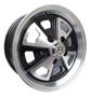 Imagem de Kit 4 Rodas Aro 14x6 Vw Kombi 5x112 R84 Preto Diamantado