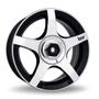 Imagem de Kit 4 Rodas Aro 15X6 Porca 4X100/108 Bd Brw 450