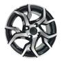 Imagem de Kit 4 Rodas Aro 17x6 Fiat Argo 4x98 Preto Diamante BRW 1300