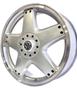 Imagem de Kit 4 Rodas Aro 17x6 Vw Saveiro Summer 4x100 BRW 1450