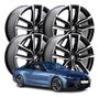 Imagem de kit 4 Rodas aro 18 BMW 440i Preta diamantada 