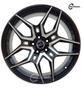 Imagem de Kit 4 Rodas Aro 20x8 Incitatus B.A.R 5X100 Black Diam.