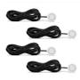 Imagem de Kit 4 Sensor Estacionamento Ré c/ display Branco 18mm + serra copo