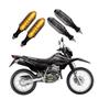 Imagem de KIT 4 Seta Esportiva Pisca de Led Modelo P26 Para Moto Honda XR 250 Tornado Ano 2010 2011 2012 2013 2014 2015