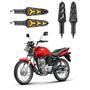 Imagem de KIT 4 Seta Sequencial Pisca de Led Universal Estrela Modelo P09S Moto CG 125 FAN 2010 2011 2012 2013 2014 2015