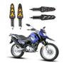 Imagem de KIT 4 Seta Sequencial Pisca de Led Universal Estrela Modelo P09S Moto XTZ 150 Ano 2016 2017 2018 2019 2020 2021