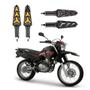 Imagem de KIT 4 Seta Sequencial Pisca de Led Universal Estrela Modelo P09S Moto XTZ 250 Ano 2016 2017 2018 2019 2020 2021