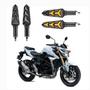 Imagem de KIT 4 Seta Sequencial Pisca de Led Universal Modelo P09S Estrela Moto SUZUKI GSR 750 Ano 2004 2005 2006 2007 2008 2009