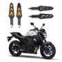 Imagem de KIT 4 Seta Sequencial Pisca de Led Universal Modelo P09S Estrela Moto XJ6 N Ano 2010 2011 2012 2013 2014 2015