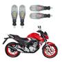 Imagem de Kit 4 Setas Dianteiro E Traseiro Modelo PF-01 Para Moto Honda CB 250 TWISTER 2004 2005 2006 2007 2008 2009