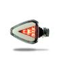 Imagem de KIT 4 Setas Esportiva Pisca de Led Modelo P07 para Moto Honda CBX 250 Twister 2003 2004 2005 2006 2007 2008 2009