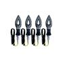 Imagem de Kit 4 Setas Esportivas Led P01C Carbono Modelo Flecha vazado Moto CB 1000R Ano 2016 2017 2018 2019 2020 2021