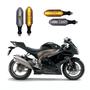 Imagem de KIT 4 Setas Esportivas Pisca de Led Modelo P26 Para Moto SUZUKI GSX R 1000 Ano 2010 2011 2012 2013 2014 2015