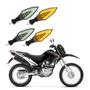 Imagem de KIT 4 Setas Sequenciais Pisca de Led Modelo P35 Para Moto Honda NXR 125 BROS ES 2004 2005 2006 2007 2008 2009