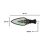 Imagem de KIT 4 Setas Sequenciais Pisca de Led Modelo P35S Para Moto XTZ 150 ANO 2016 2017 2018201920202021