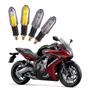 Imagem de Kit 4 Setas Sequenciais Pisca de Led Universal Modelo P50S Moto CBR 650F 2004 2005 2006 2007 2008 2009