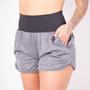 Imagem de Kit 4 Short Feminino Dry Fit Tecido Furadinho Seca Rápido - Fitmoda