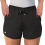 Imagem de Kit 4 Shorts Feminino Tactel Liso 2 Bolsos Blogueirinha