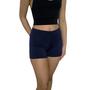Imagem de Kit 4 Shorts Femininos Curtos Justos Elástico Lisos Cores Sortidas Suplex Pp ao Plus Size