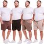 Imagem de KIT 4 Shorts Moletinho Plus Size Masculino