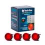 Imagem de Kit 4 Sirene Piezo 6 Tons Com Led Vermelho 12v Marcha Ré Top Universal - Tech One