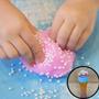 Imagem de kit 4 slime colorido infantil sereia dinossauro glitter modelar presente para criança escolha o seu