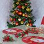Imagem de Kit 4 Souplas Mdf Natalino com Capa Noel Vermelho