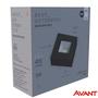 Imagem de Kit 4 Spot Led COB Quadrado Sobrepor 5w Preto Branco Frio 6500K
