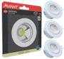 Imagem de Kit 4 Spot Led Embutir 7w Redondo 4000k Branco Frio - Avant