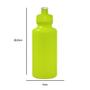 Imagem de Kit 4 Squeezes 550Ml Amarelo Neon Plástico Premium