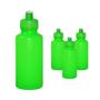 Imagem de Kit 4 Squeezes 550Ml Verde Neon Plástico Premium