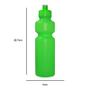 Imagem de Kit 4 Squeezes 750Ml Verde Neon Plástico Premium