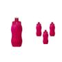 Imagem de Kit 4 Squeezes Wave 250Ml Rosa Neon Plástico Premium