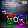Imagem de Kit 4 Strobo Para Som Automotivo 12 Super Led Rgb Deltrônica