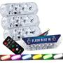 Imagem de Kit 4 Strobo Ritmico Sound Flash Beat Ir Com Central e Controle Pisca o led conforme a batida do Som