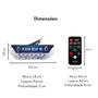Imagem de Kit 4 Strobo Ritmico Sound Flash Beat Ir Com Central e Controle Pisca o led conforme a batida do Som