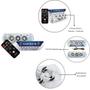 Imagem de Kit 4 Strobo Ritmico Sound Flash Beat Ir Com Central e Controle Pisca o led conforme a batida do Som