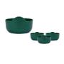 Imagem de Kit 4 Super Bowl Fibra Madeira Green Colors Verde 475Ml