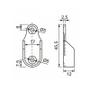 Imagem de Kit 4 Suporte Oblongo Lateral Oval Cromado 310 Tubo Base