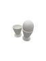 Imagem de Kit 4 Suportes Base Taça Para Ovo Cozido Egg Cup Cozinha 3D - Branco
