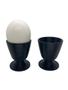 Imagem de Kit 4 Suportes Base Taça Para Ovo Cozido Egg Cup Cozinha 3D - Preto