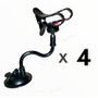 Imagem de Kit 4 Suportes Celular Veicular Gps Carro Universal Grosso