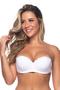 Imagem de Kit 4 Sutiã sem alça Reforçado Sustentação Renda Bojo Inteiriço Sutia Moda Intima Feminina Lingerie Costa Nua