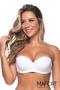 Imagem de Kit 4 Sutiã sem alça Reforçado Sustentação Renda Bojo Inteiriço Sutia Moda Intima Feminina Lingerie Costa Nua