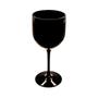 Imagem de Kit 4 Taças De Vinho De Acrílico Sólido Preto 260ml