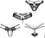 Imagem de Kit 4 Tangas Fio Dental cor Preto ElaShopp