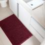 Imagem de Kit 4 Tapetes de Banheiro Antiderrapante Bolinha Microfibra Macio 40x60cm