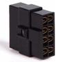 Imagem de Kit 4 Terminal Conector 8 Vias Trava Macho Fêmea Technoise